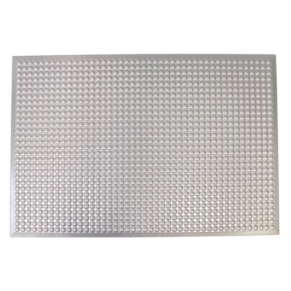 Ergomat Ergomat Infinity Bubble Silver 2ft x 7ft Anti-Fatigue Floor Mat IN0207-S - main